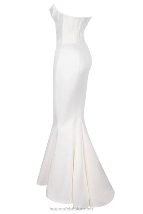 House of CB Hochzeiten Z26T1156 Ines elfenbeinfarbenes trägerloses Korsett-Brautkleid – limitierte Auflage