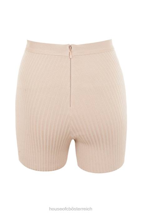 House of CB Kleidung Z26T1016 Eden beige Bandage-Shorts