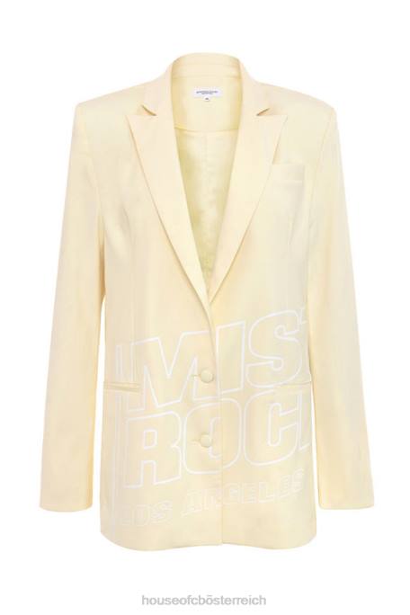 House of CB Kleidung Z26T1050 Herrin rockt einen Blazer mit „Beating Heart“-Logo und Zitronenlogo