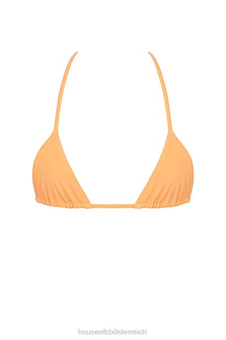 House of CB Kleidung Z26T1183 Tropez helloranges Neckholder-Bikinioberteil