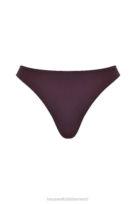 House of CB Kleidung Z26T1192 Capri-Kakao-Bikinihose mit hohem Beinausschnitt