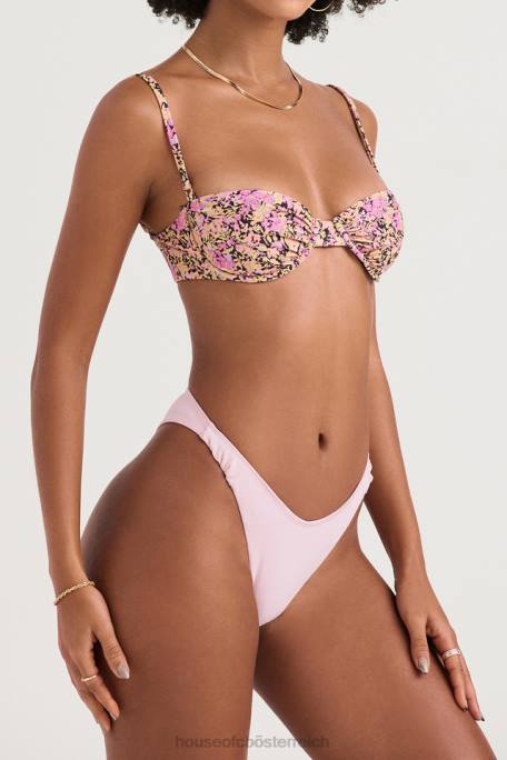 House of CB Kleidung Z26T1206 Geraffte Bikinihose „Delphi Blossom“