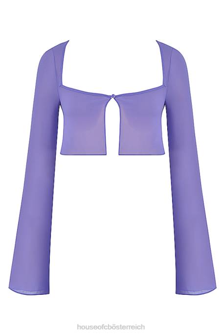 House of CB Kleidung Z26T1218 Marseille-Violett-Abdeckung oben