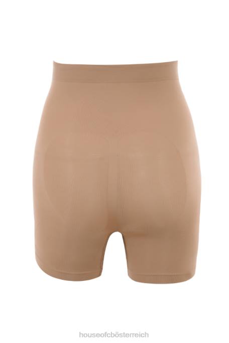 House of CB Kleidung Z26T1261 Modellierende Shorts Milchkaffee