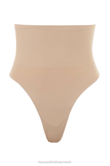 House of CB Kleidung Z26T1270 Modellierender mandelförmiger Tanga mit hoher Taille