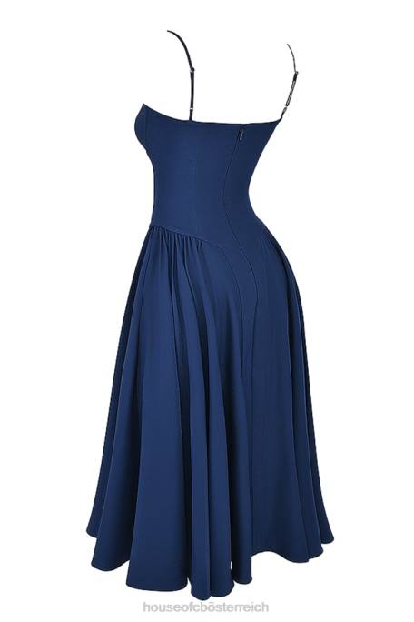 House of CB Kleidung Z26T154 Samaria französisches Marinekorsett-Sommerkleid