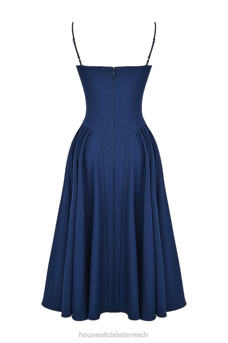 House of CB Kleidung Z26T154 Samaria französisches Marinekorsett-Sommerkleid