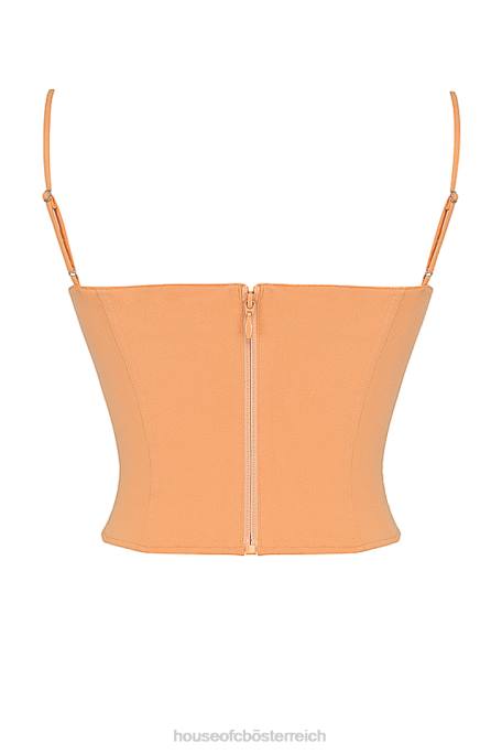 House of CB Kleidung Z26T18 Flavia Tangerine Modellierkorsett