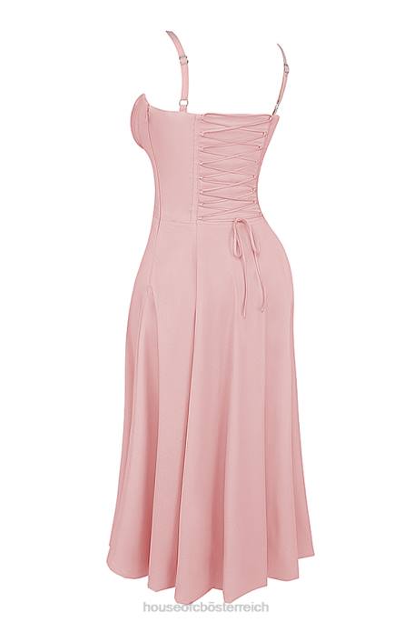 House of CB Kleidung Z26T196 Carmen babyrosa Bustier-Sommerkleid