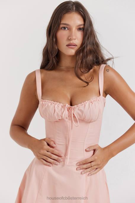 House of CB Kleidung Z26T196 Carmen babyrosa Bustier-Sommerkleid