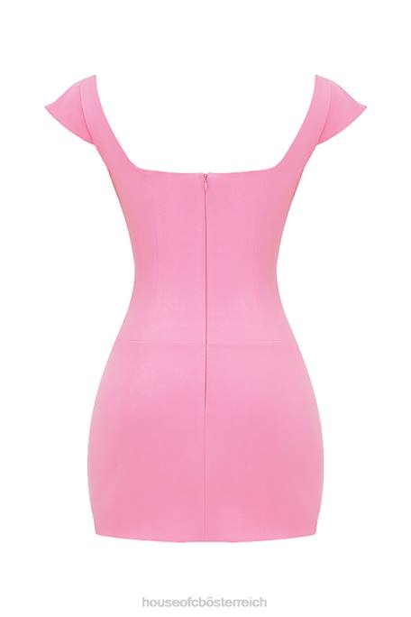 House of CB Kleidung Z26T205 Leonida französisches rosa Korsett-Minikleid