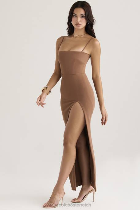 House of CB Kleidung Z26T446 Jaida Toast Korsett-Maxikleid