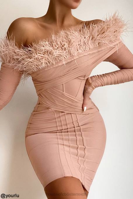 House of CB Kleidung Z26T589 Naira errötendes Mesh-Korsettkleid