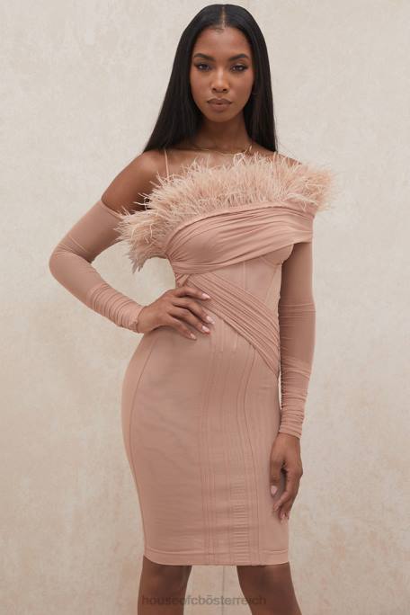 House of CB Kleidung Z26T589 Naira errötendes Mesh-Korsettkleid