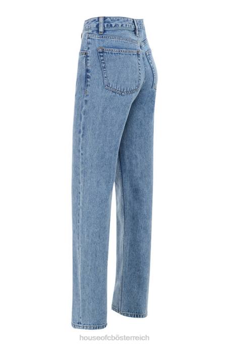 House of CB Kleidung Z26T646 Yara Vintage-Jeans mit hoher Taille