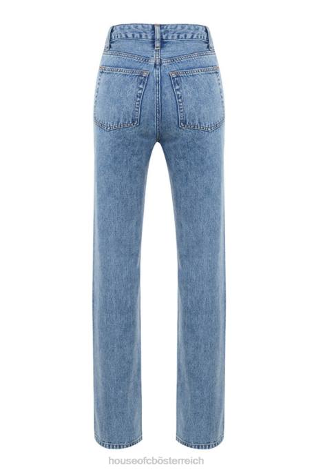 House of CB Kleidung Z26T646 Yara Vintage-Jeans mit hoher Taille