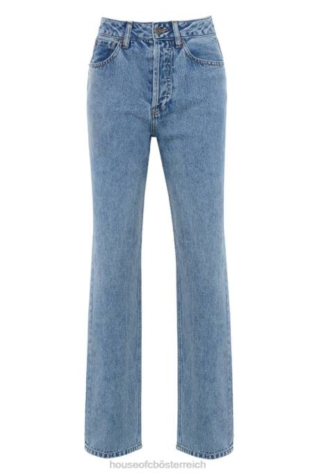 House of CB Kleidung Z26T646 Yara Vintage-Jeans mit hoher Taille