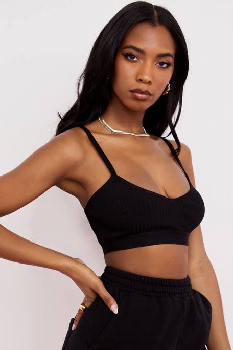 House of CB Kleidung Z26T758 Evie Ink Bandage-Bralette