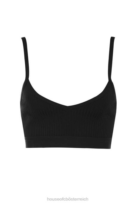 House of CB Kleidung Z26T758 Evie Ink Bandage-Bralette