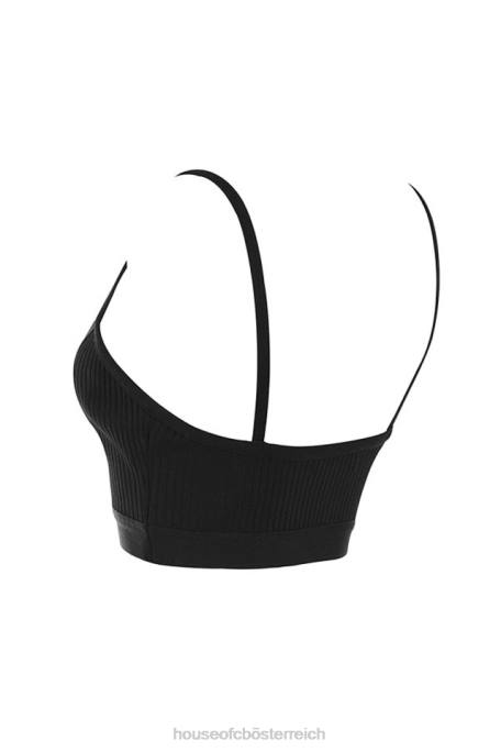 House of CB Kleidung Z26T758 Evie Ink Bandage-Bralette