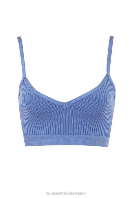 House of CB Kleidung Z26T759 Evie Azure Bandage-Bralette