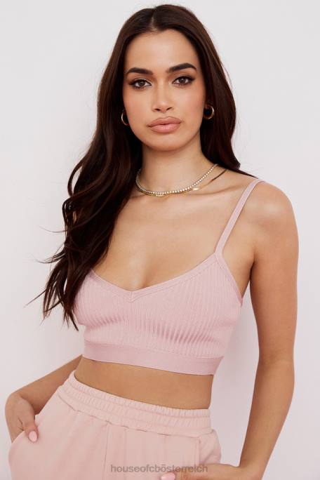 House of CB Kleidung Z26T762 Evie Blush Bandage-Bralette