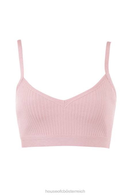 House of CB Kleidung Z26T762 Evie Blush Bandage-Bralette