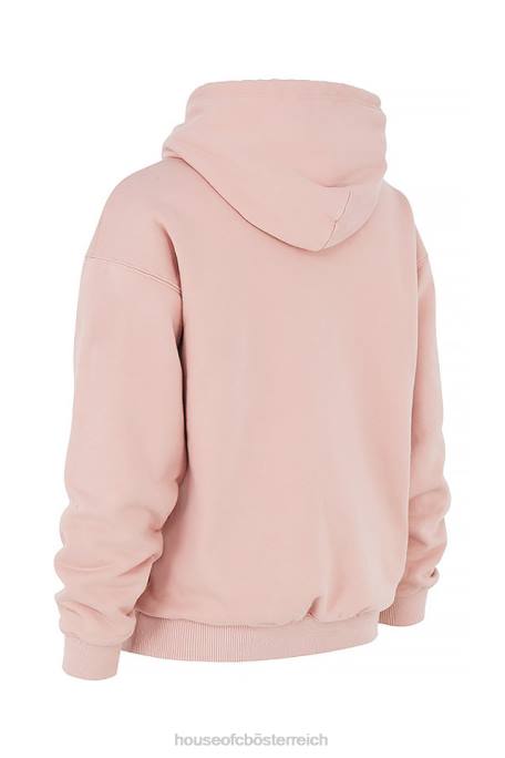 House of CB Kleidung Z26T763 Halo Blush übergroßer Kapuzenpullover