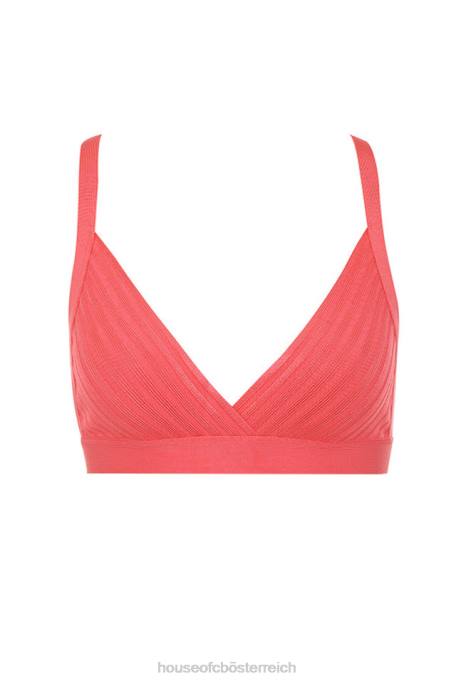 House of CB Kleidung Z26T819 Jae Coral Bandage-Bralet-Oberteil