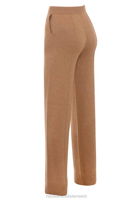 House of CB Kleidung Z26T823 Yalina Kamel-Hose aus Kaschmirmischung