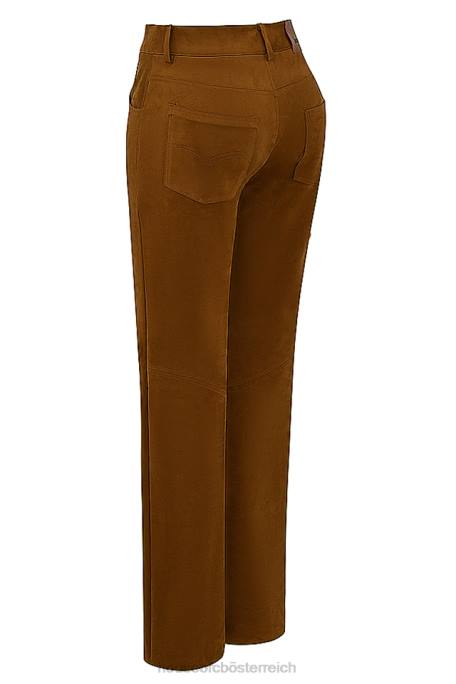 House of CB Kleidung Z26T849 Apollo Tan vegane Wildlederhose