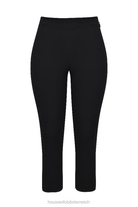 House of CB Kleidung Z26T865 Schwarze Halima-Caprihose