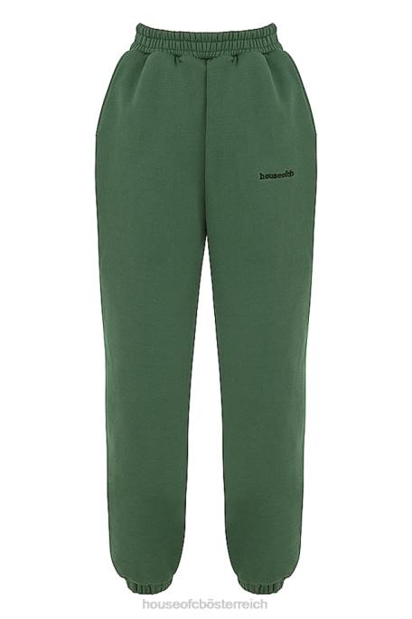 House of CB Kleidung Z26T946 Jogginghose aus Sky Moss-Fleece hinten