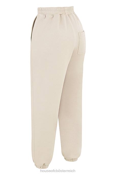 House of CB Kleidung Z26T953 Sky Oatmeal Fleece-Rücken-Jogginghose