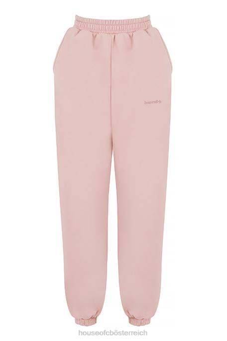 House of CB Kleidung Z26T976 Sky Blush Fleece-Rücken-Jogginghose