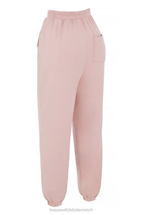 House of CB Kleidung Z26T976 Sky Blush Fleece-Rücken-Jogginghose