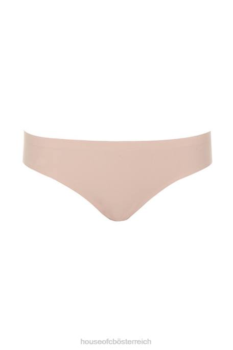 House of CB Kleidung Z26T1297 Mikromodaler nahtloser Slip – Beige